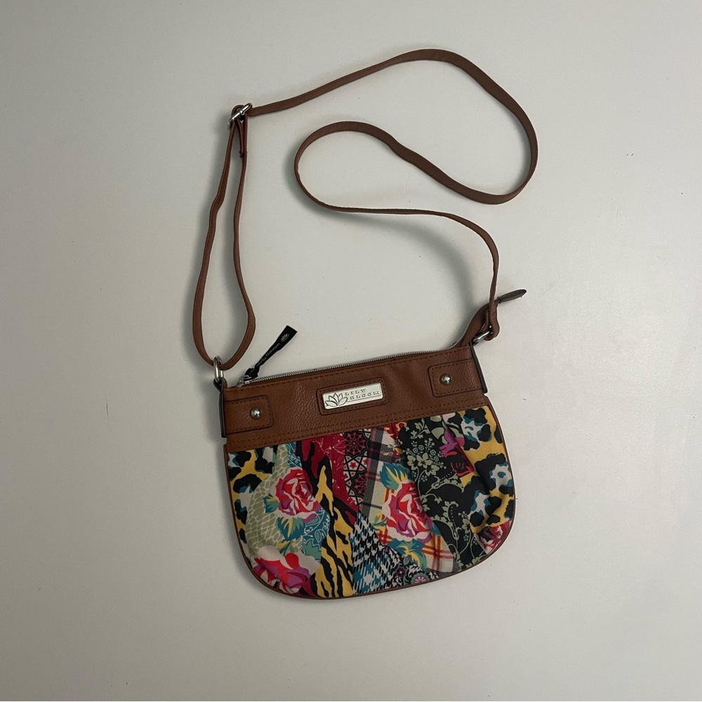 Lily Bloom Purse Crossbody Patchwork Floral Boho Bohemian Art To Wear Small